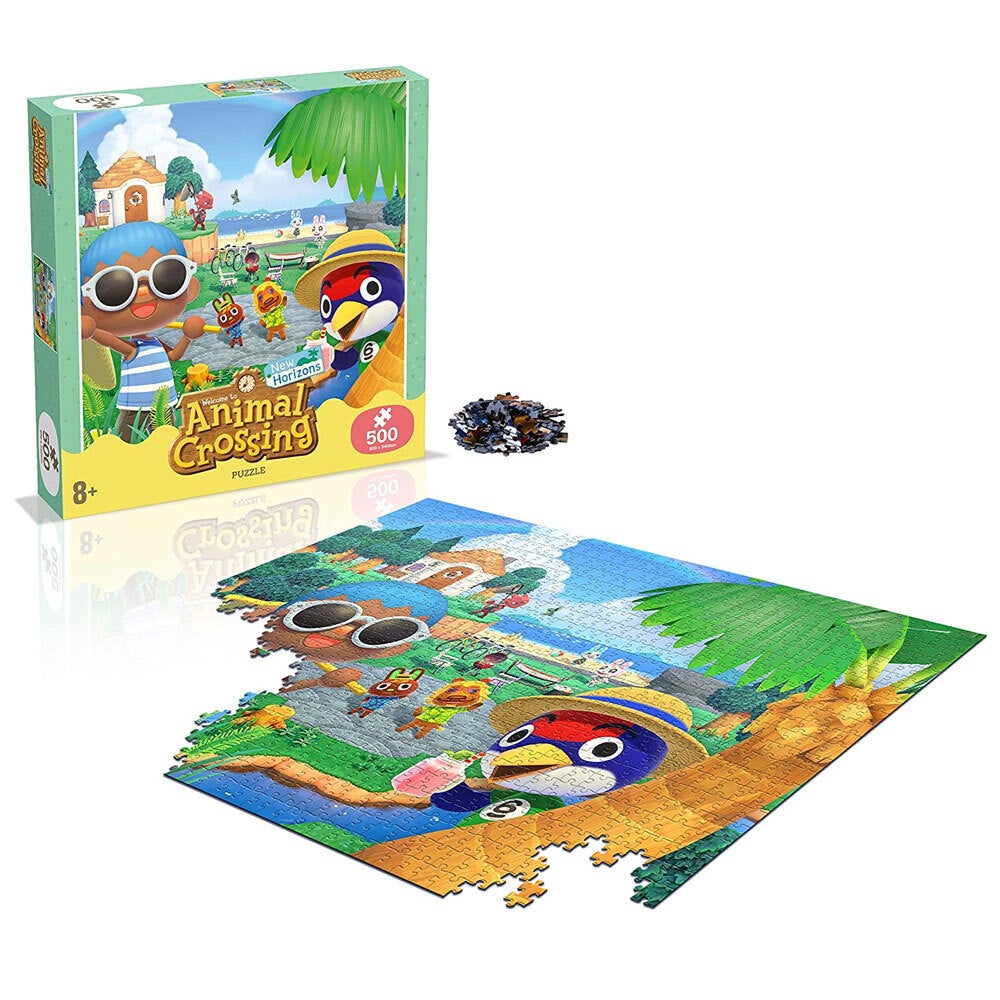 500pc Animal Crossing New Horizons 50cm Jigsaw Puzzle Kids 8y+ Educational Toy