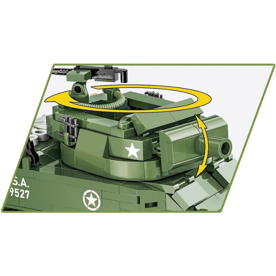 519pc World War 2 Howitzer Motor Carriage M8 Scott Building 13.5cm Kit 8y+