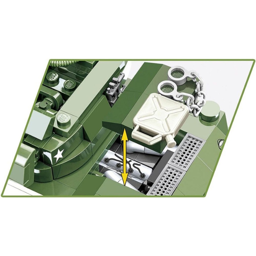 519pc World War 2 Howitzer Motor Carriage M8 Scott Building 13.5cm Kit 8y+