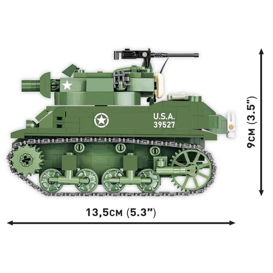 519pc World War 2 Howitzer Motor Carriage M8 Scott Building 13.5cm Kit 8y+