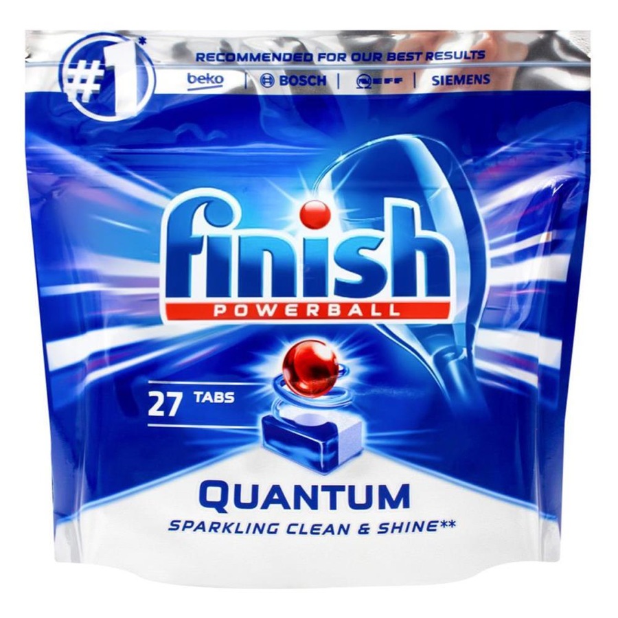 54pc Finish Powerball Quantum Dishwasher Capsules/Tablets Sparkling Clean