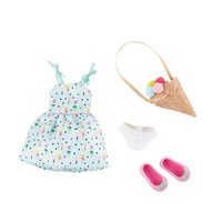 5pc Kruselings Outfit Ice Cream Lover Accessory Costume Toy For 23cm Dolls 3y+