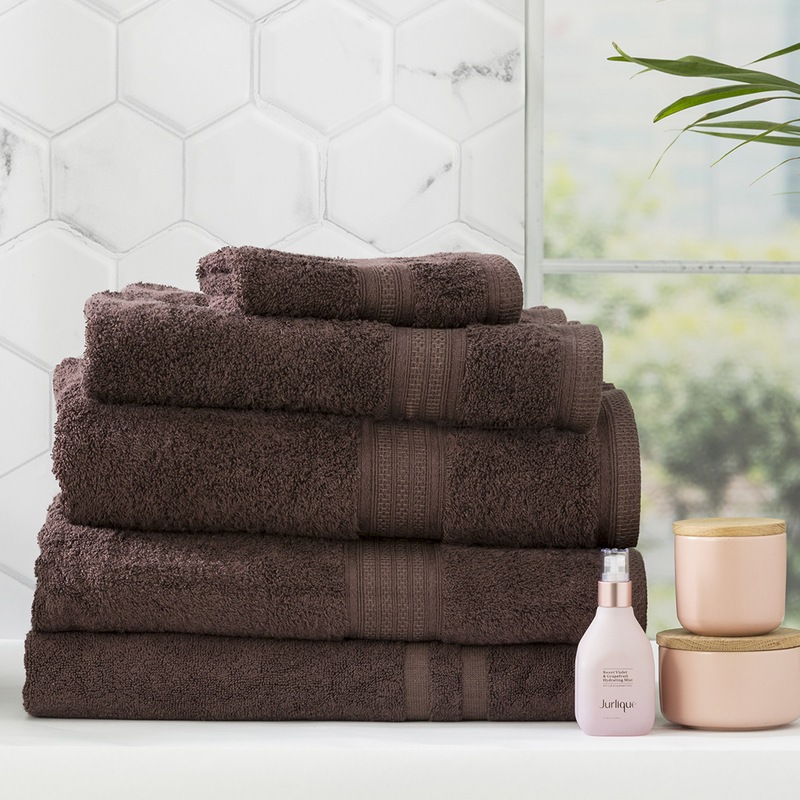 Buy 5pc Renee Taylor Stella Hand/Bath Towel/Mat Set Soft Bamboo Cotton ...