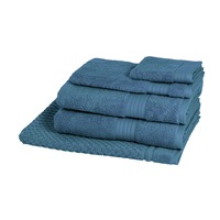 5pc Sheraton Luxury Egyptian Cotton Towel Pack Bath/Hand/Mat/ Face Washer Coast