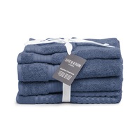 5pc Sheraton Luxury Egyptian Cotton Towel Pack Bath/Hand/Mat Face Washer Deep BL