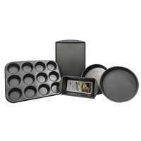 5pc Ultraslik Home Kitchen Cooking Non-Stick Muffin/Tray Baking/Bakeware Set