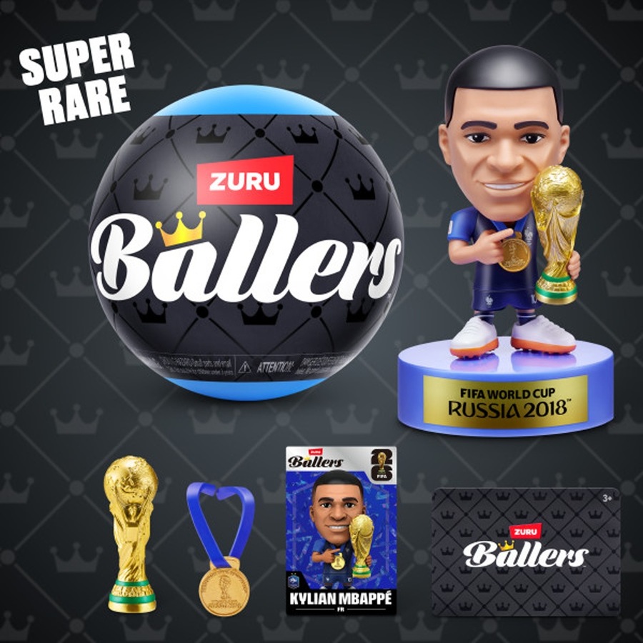 5PK Zuru FIFA World Cup 2026 TM Ballers Kids Figurine Toy 3y+ Assorted