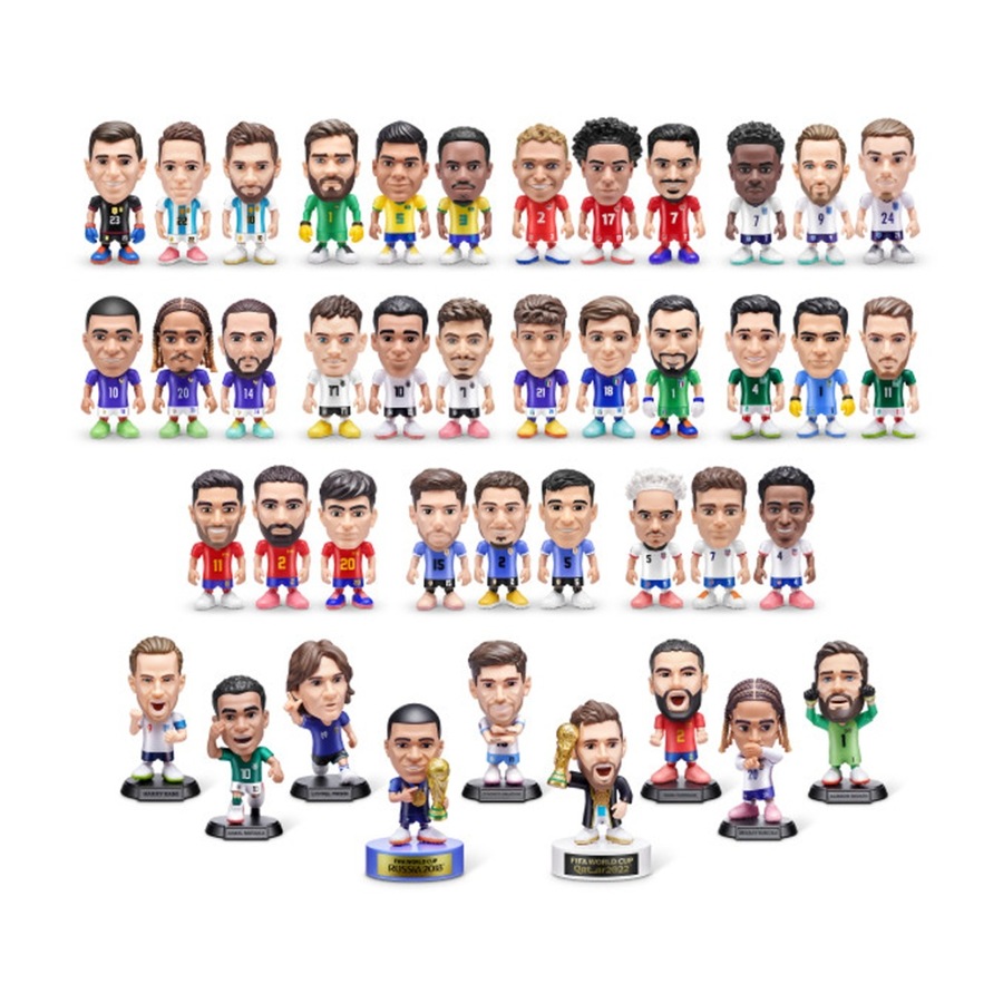 5PK Zuru FIFA World Cup 2026 TM Ballers Kids Figurine Toy 3y+ Assorted