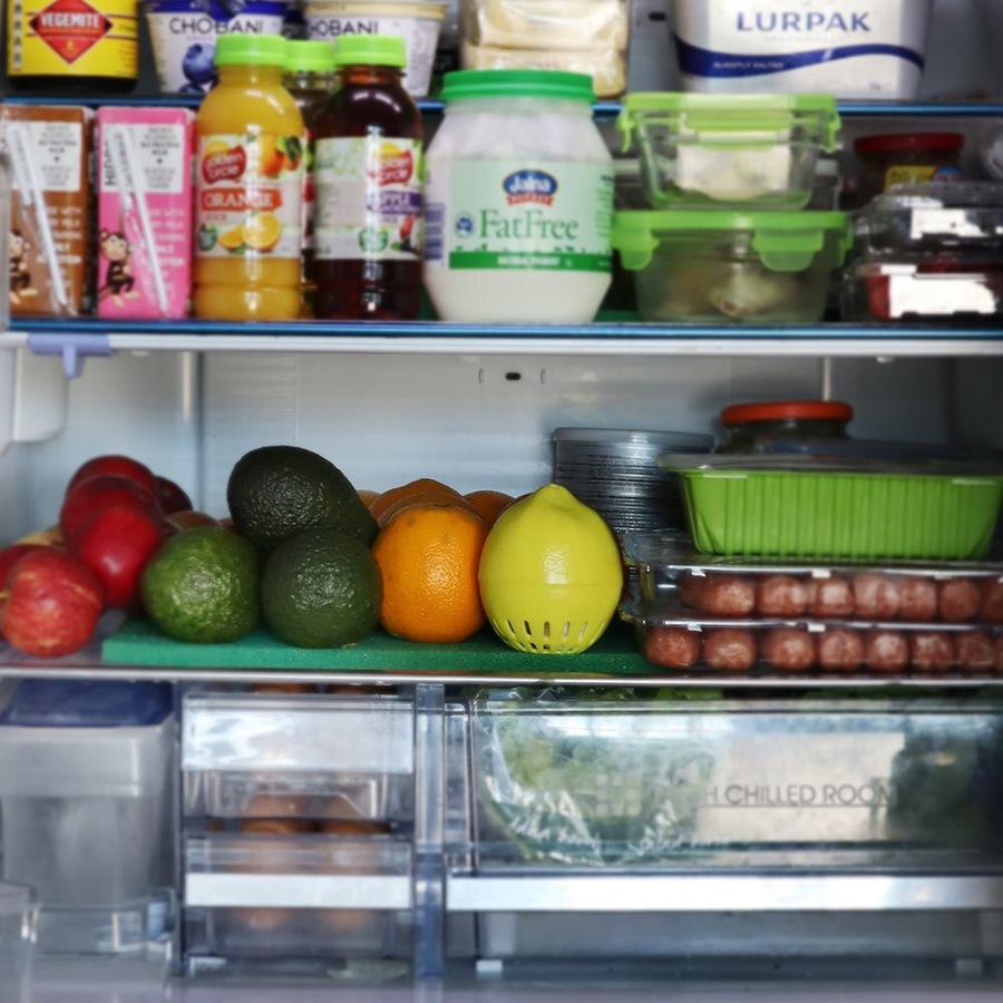 5x Eco Basics Fridge Deodoriser Refill Charcoal Odour Eliminator Remover White