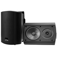WINTAL STUDIO6B 6" 2x Outdoor Indoor Speakers Weather Proof Universal Mount BLK