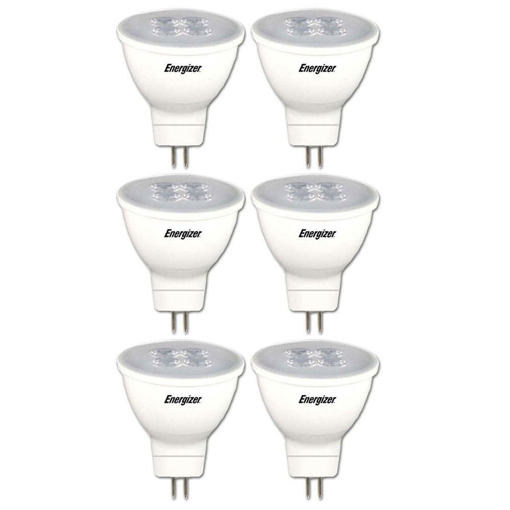 6x Energizer LED GU5.3/MR16 5.6W 12V Warm White Downlight Spot Light Bulb
