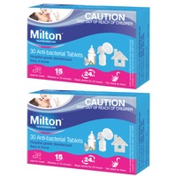 60pc Milton Anti-Bacterial Disinfectant Baby Bottle Cleaning/Sterilising Tablets