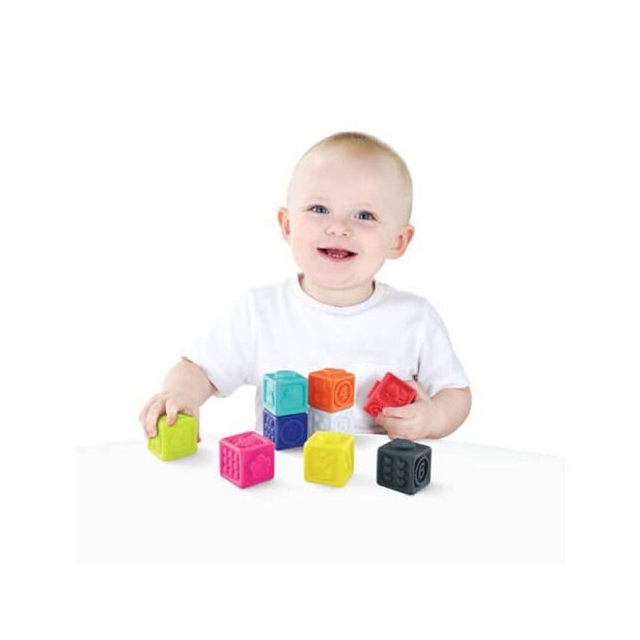 6pc ELC Squashy Soft Blocks Kids/Childrens Play Toy 6m+