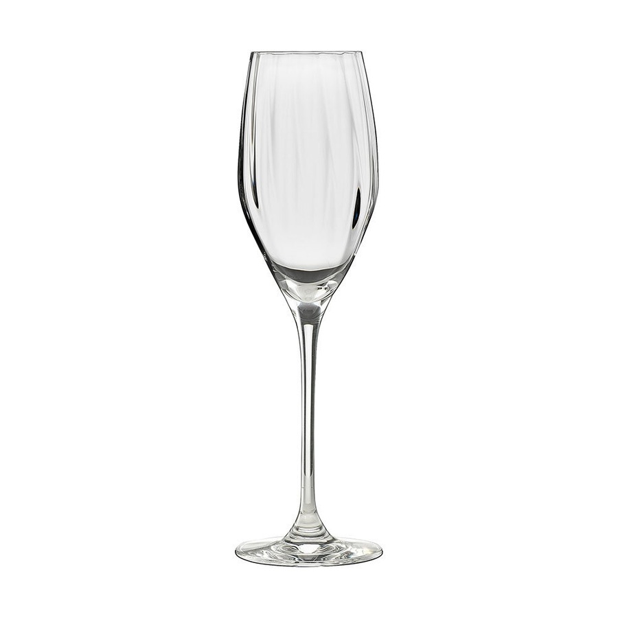 6pc Ecology Twill 170ml Glass Prosecco/Sparkling Wine/Champagne Bar Glasses Set