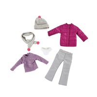 6pc Kruselings Outfit Winter Snow Gear Accessory Costume For 23cm Dolls 3y+
