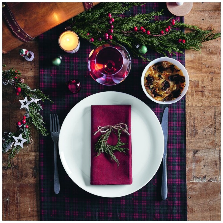 6pc Luminarc Diwali Dinner Plate 25x25x1.7cm Serveware Opal Glass White