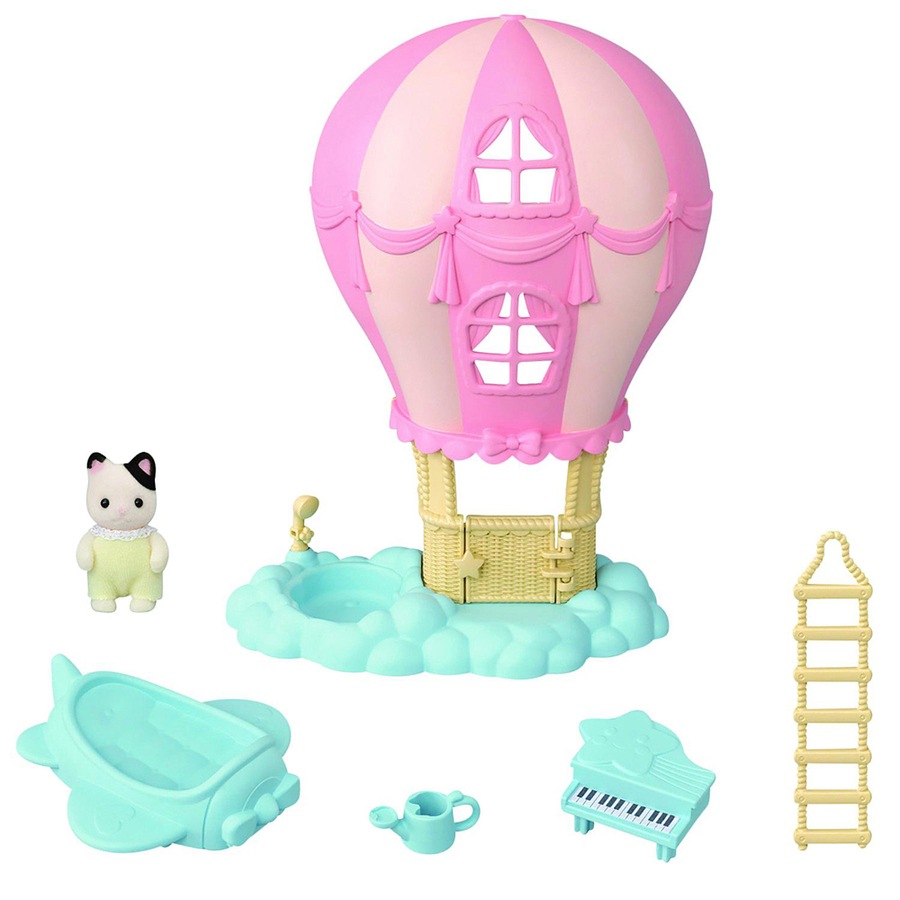 6pc Sylvanian Families Baby Balloon Playhouse Kids Miniature Figure Toy Set 3y+