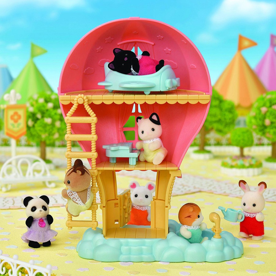 6pc Sylvanian Families Baby Balloon Playhouse Kids Miniature Figure Toy Set 3y+