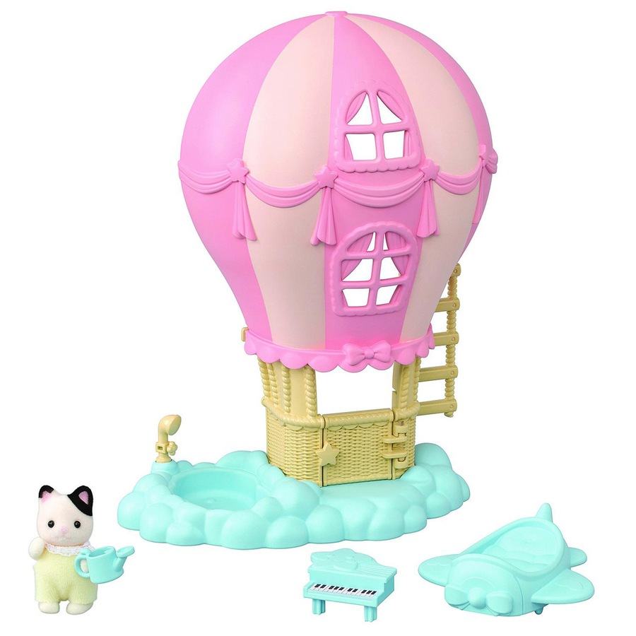 6pc Sylvanian Families Baby Balloon Playhouse Kids Miniature Figure Toy Set 3y+