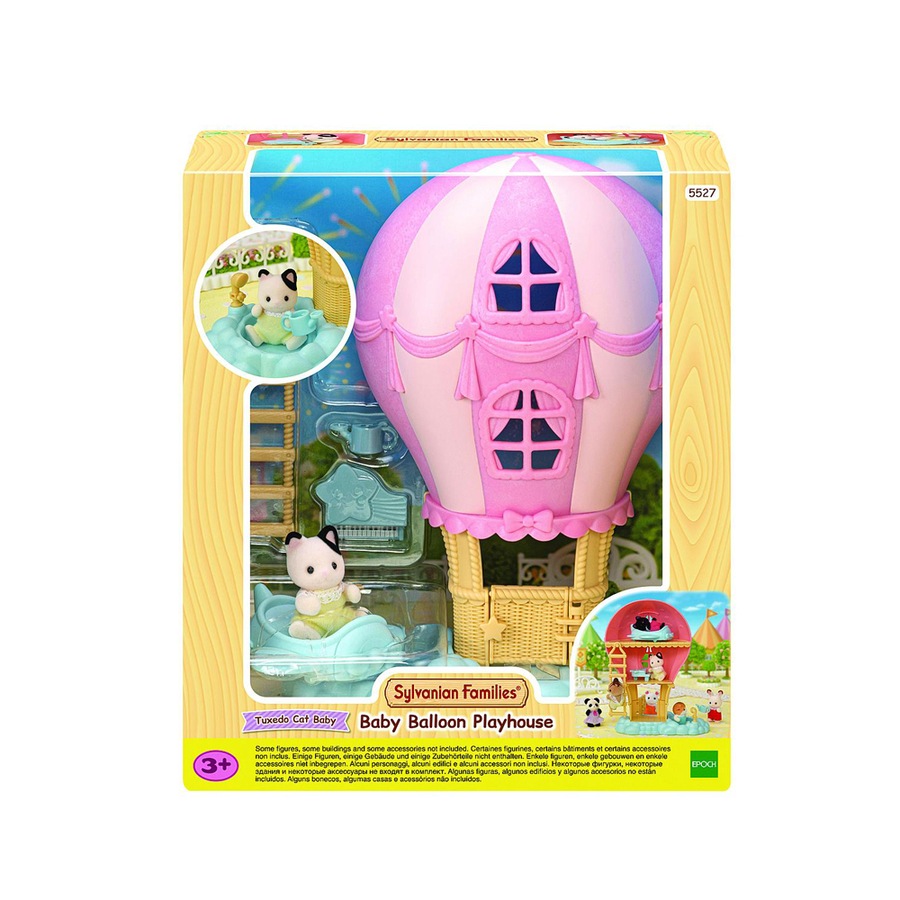 6pc Sylvanian Families Baby Balloon Playhouse Kids Miniature Figure Toy Set 3y+