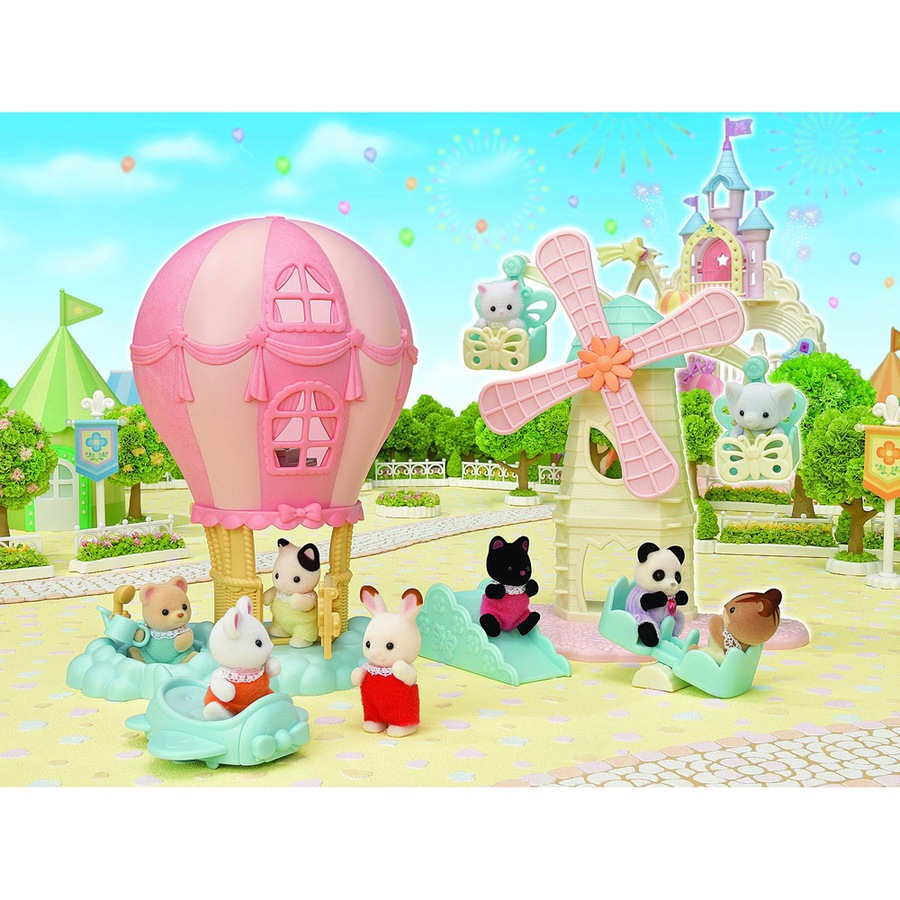 6pc Sylvanian Families Baby Balloon Playhouse Kids Miniature Figure Toy Set 3y+