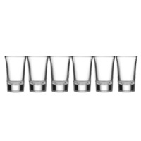 6pc Tempa Quinn 45ml Shot Glasses Drinking Set Party Liquor Drinkware Cup Clear