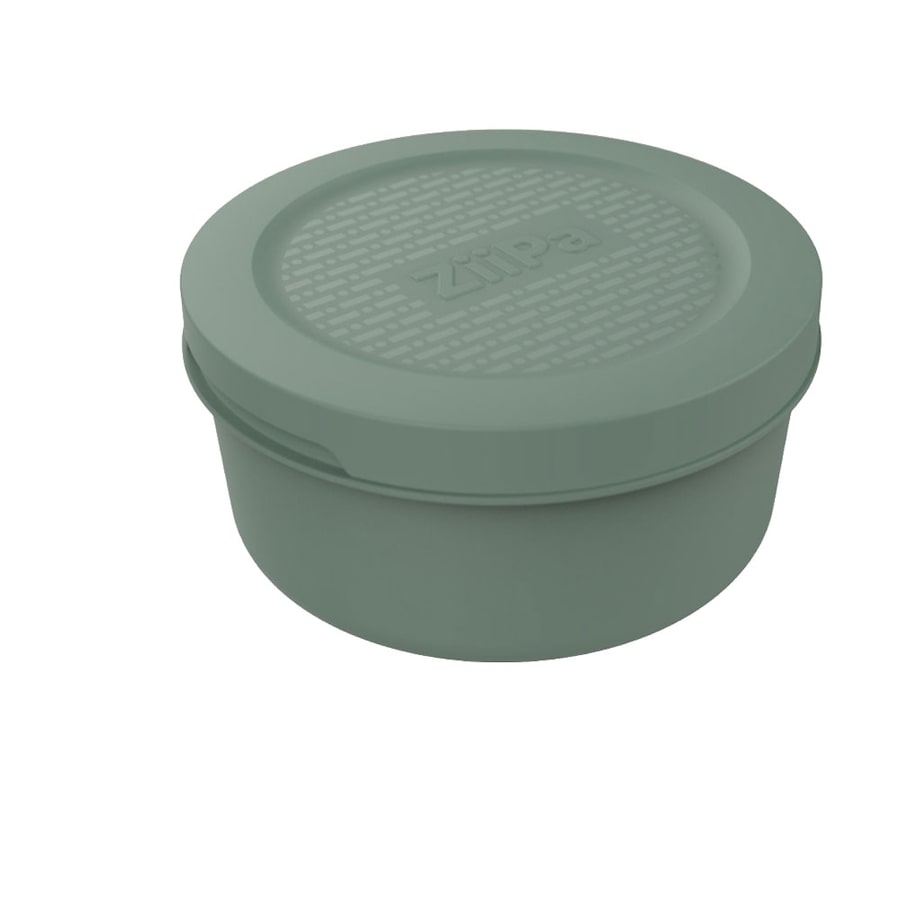 6pc ZiiPa Spetina Dough Box Stackable Airtight Containers 15.5x15.5x8cm Eucalyptus