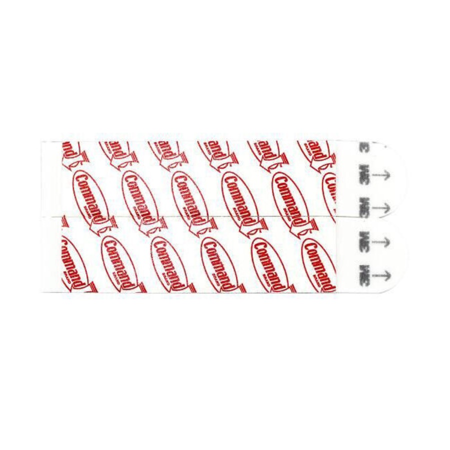 6PK 3M Command No Nail Large Hanging Utility Wall Hook Holds 2.2kg White