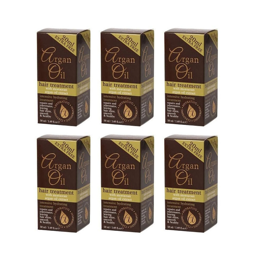 6PK Argan Oil Hair Treatment 50ml w/ Moroccan Extract Hydrating Care All Types