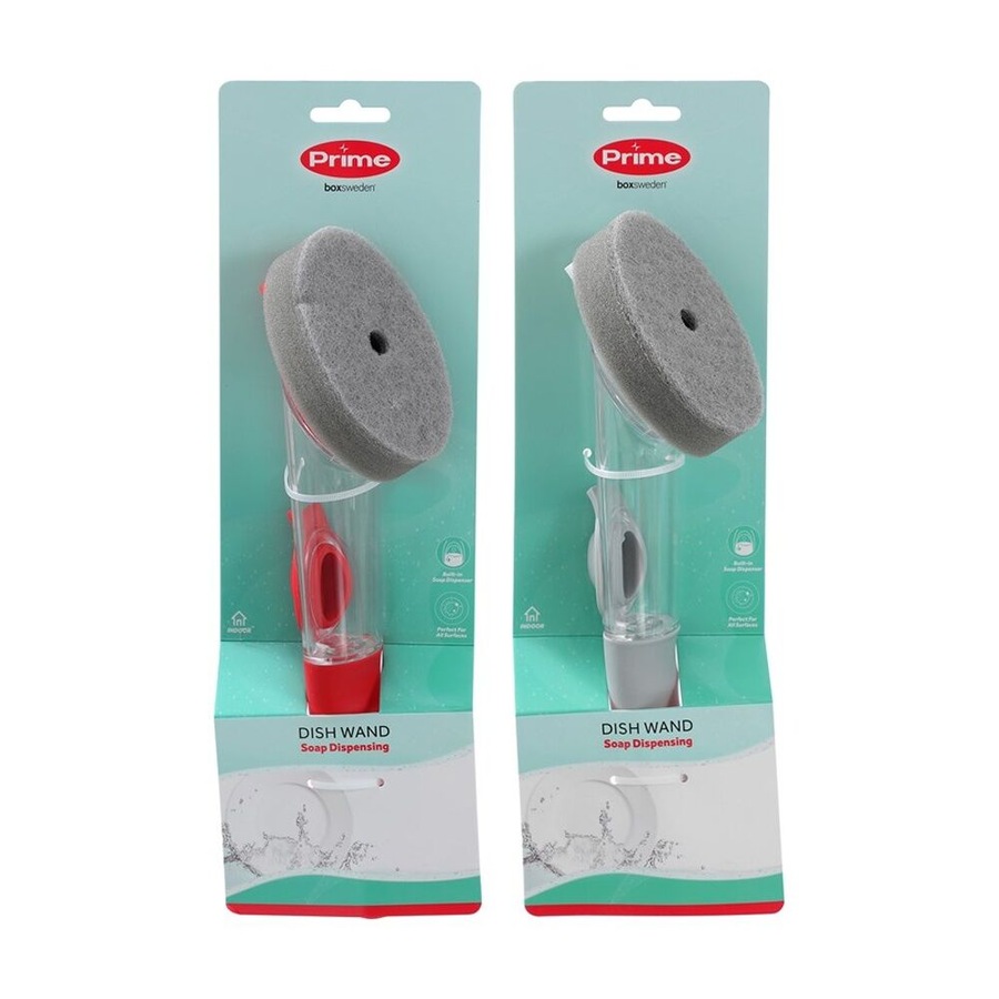 6PK Boxsweden Prime Premium Soap Dispensing Dish Wand Kitchenware Assorted