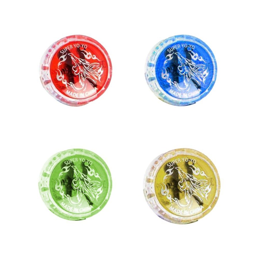 6PK Classic Iconic Beginner Yoyo Kids Toy Outdoor Play Round Assorted