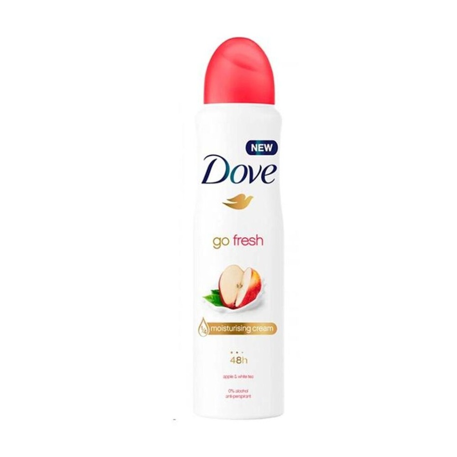 6PK Dove Antiperspirant Deodorant Body Spray Apple Tea 250ml