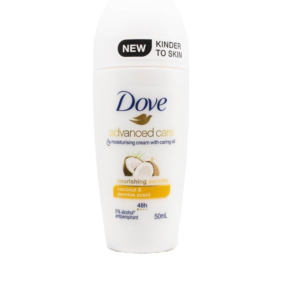 6PK Dove Antiperspirant Roll-On Deodorant 48 Hour 50ml Coconut & Jasmine