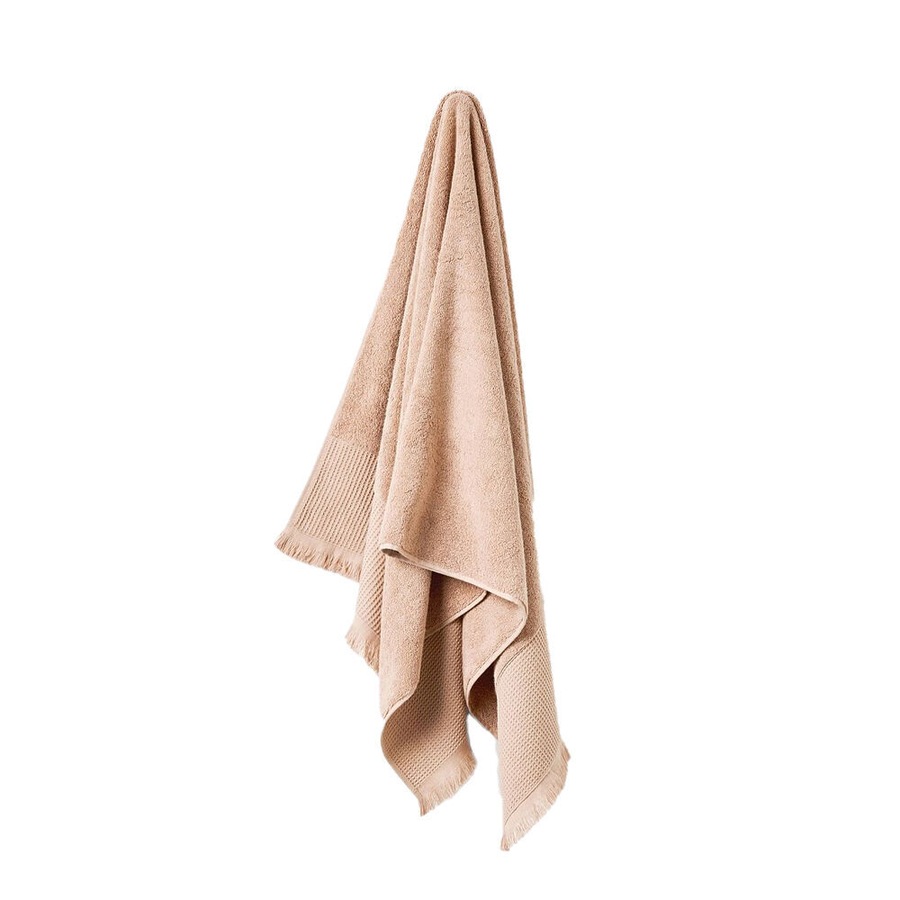 6PK Linen House Aria Nude Cotton/Bamboo Quick Dry Soft Hand Towel 40x71cm Pink
