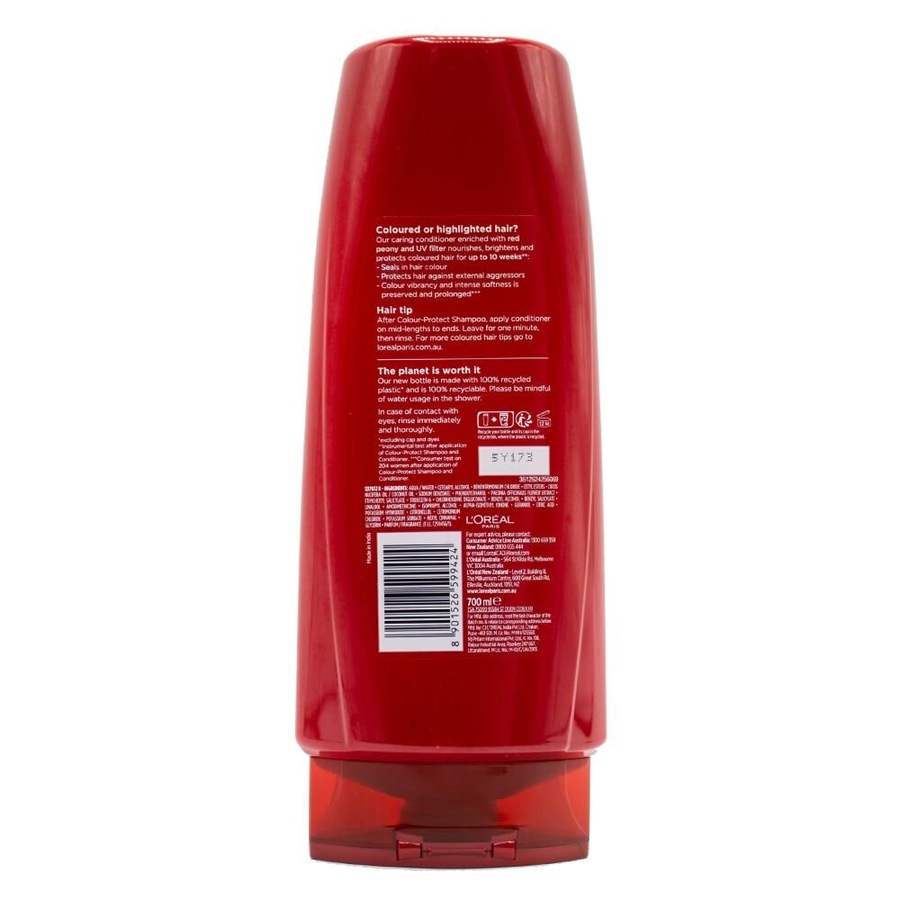 6PK Loreal 700ml Conditioner Colour Protect for Coloured Or Highlighted Hair