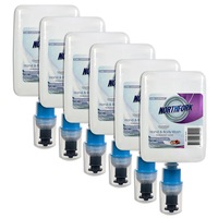 6PK Northfork 0.4ml Liquid Hand/Body Wash Cartridge For Sensitive Skin Pearl WHT