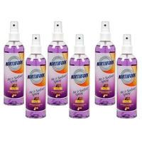 6PK Northfork 250ml Air & Surface Disinfectant Deodoriser Cleaner Spray Fruity