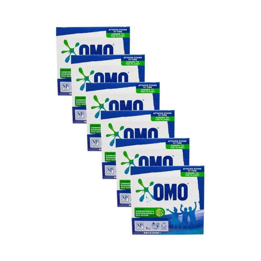 Buy 6PK OMO Laundry Powder Detergent for All Machine Types Removes ...