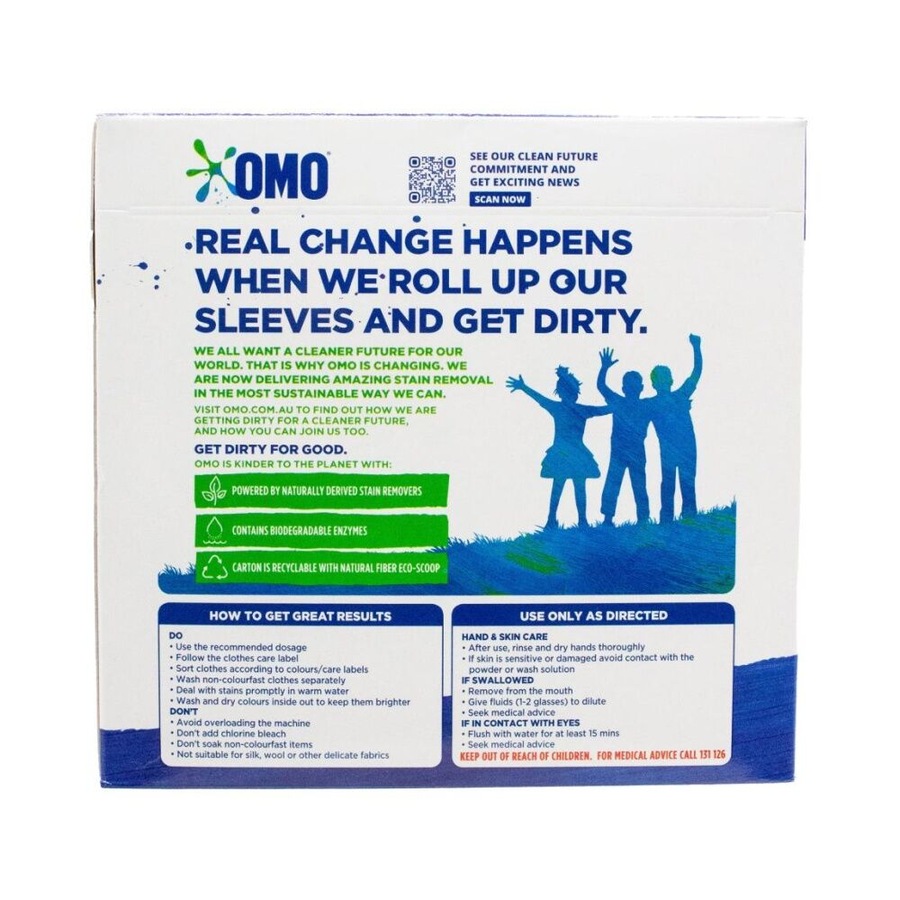 Buy 6PK OMO Laundry Powder Detergent for All Machine Types Removes ...