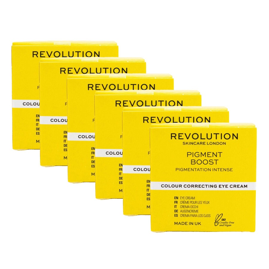 6PK Revolution Eye Cream Pigment Boost Colour Correcting Skin Care 15ml