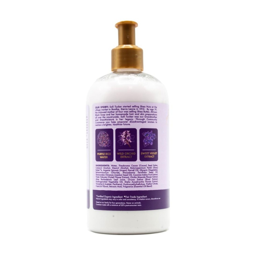 6PK Shea Moisture Strength & Colour Care Conditioner 370ml Purple Rice Water