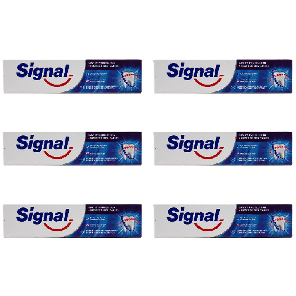 Signal 3 Protection Toothpaste Buy 6PK Signal 150G Toothpaste Cavity Protection Fluoride Mint Oral ...
