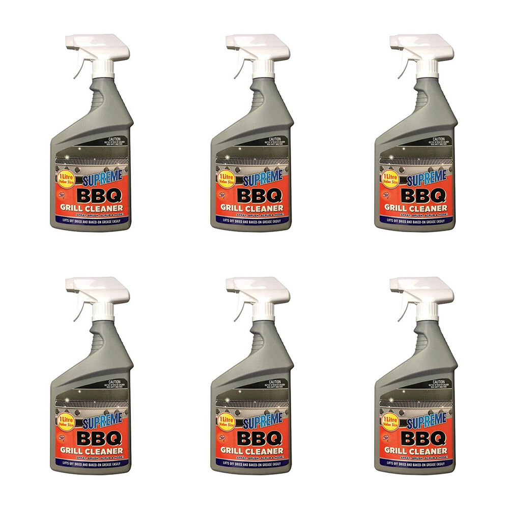 Buy 6PK Supreme BBQ Grill /Remover Heavy Duty Degreaser Oven Cleaning ...