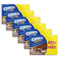 6x 12pc 230.4g Oreo Soft Sweet Cake Chocolate Sweets Sandwich Sachets/Bars Box