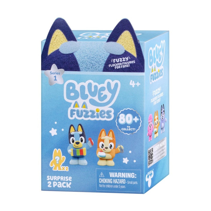 Buy 6x 2pc Bluey Series 1 Suprise Fuzzies Kids Collectable Figure Set ...