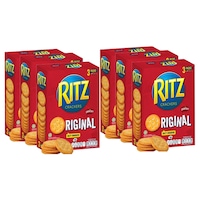6x 3PK Ritz 300g Biscuits Crispy Cracker Lightly Salted Snacks Pack Original