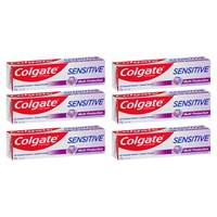 6x Colgate 110g Sensitive Fluoride Toothpaste Dental/Oral Care Multi Protection