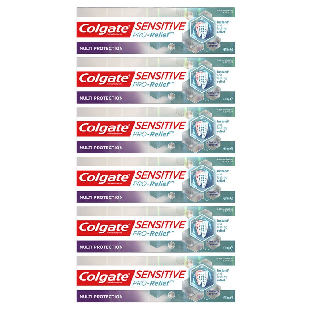 6x Colgate Sensitive ProRelief Multi Protection 110g Sensitive Teeth Toothpaste 