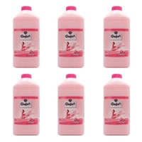 6x Comfort Fabric Conditioner Kiss of Flowers Rose Fresh Gentle Formula Soft 2L