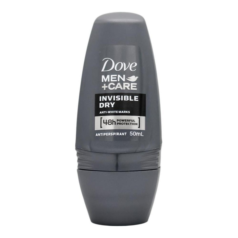 6x Dove 50ml Antiperspirant Deodorant Roll On Mens 48h Protection Invisible Dry